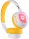 Навушники Bluetooth Gelius MIAOSpace GP HP-009 White/Yellow, White, Повнорозмірні, 25 год, Повсякденне, USB-C, Bluetooth, 5.4, Є, Немає