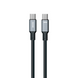 Кабель Wekome WDC-17 Type-C To Type-C 100W 1m Black