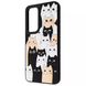 Накладка Samsung A25 5G (A256) Wave Doodle Cats, Black/Orange, Накладка, Samsung A25 5G