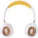 Навушники Bluetooth Gelius MIAOSpace GP HP-009 White/Yellow, White, Повнорозмірні, 25 год, Повсякденне, USB-C, Bluetooth, 5.4, Є, Немає