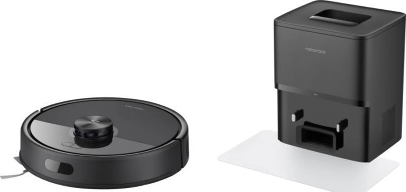 Робот-пилосос Roborock Q7 TF+ Black, 20 мм, 190 м&sup2;, Застосунок Roborock, сумісні голосові помічники, 0.20, Сухе; вологе, сухе прибирання, комбіноване прибирання, автовивантаження пилу, 3 рівні подавання води, подвійна система захисту щіток від волосся, Тверда підлога, килим, LiDAR, Уздовж периметра, зигзаг