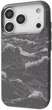 Накладка iPhone 17Pro Proove Gleam MagSafe Ocean Silver