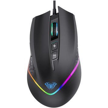 Миша Aula F805 Wired gaming mouse with 7 keys Black, Black, Ігрова, Дротова, 7, USB, 4800, 1.50 м, Пластик, 128 &times; 69 &times; 41 мм, Ергономічний для правої руки, Оптичний