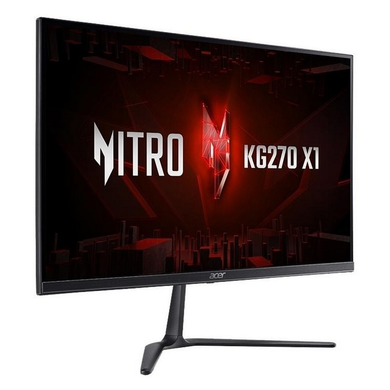 Монітор Acer 27" KG270X1bmiipx IPS 200Hz Black, Геймінг, 1920&times;1080, 27", 200 Гц, IPS, W-LED, KG, 8 біт, 16:9, Регулювання кута нахилу, Плаский, HDMI, DisplayPort, 3.5 мм audio, 100&times;100, Матове, 1 мс