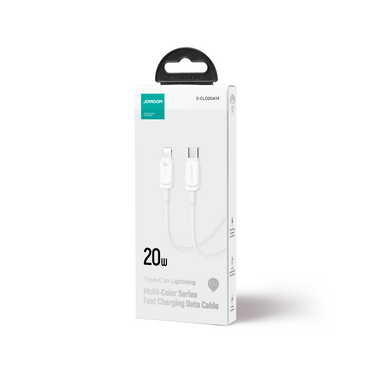 Кабель Joyroom S-CL020A14 Type-C to Lightning Multi-Color 20W 1.2m White