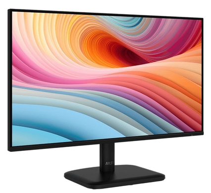 Монітор MSI 24.5" Pro MP251L E2 IPS Black 120Hz, Офіс, 1920&times;1080, 24.5", 120 Гц, IPS, W-LED, Pro MP, 8 біт, 16:9, Регулювання кута нахилу, Плаский, HDMI, DisplayPort, 3.5 мм audio, 100&times;100, Матове, 4 мс