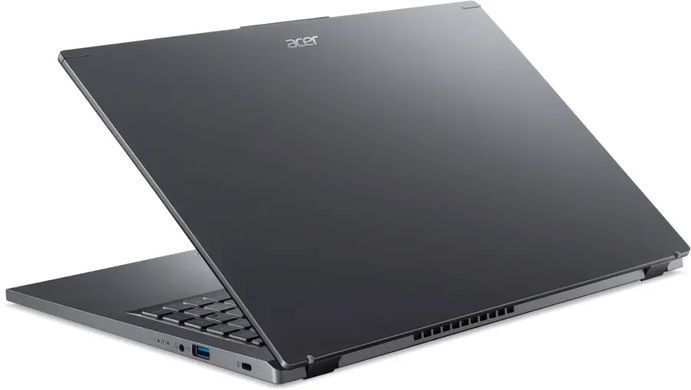 Ноутбук Acer Aspire 15 A15-51M (NX.JKVEU.008) Steel Gray, Aspire 15, Офіс, Навчання, Core i9-13900H, Intel Core i9, 14, SSD, 1 ТБ, Інтегрована, Intel Iris Xe Graphics, Інтегрована, LPDDR5, 16 ГБ, 4800 МГц, 15.6", 1920&times;1080, IPS, 300 ніт, 60 Гц, USB-A; USB-A; USB4; HDMI, 53 Вт&middot;год