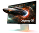 Монiтор Samsung 27" Odyssey 3D G90XF (LS27FG900XIXCI) IPS Silver 165Hz, 3840&times;2160, 27", 165 Гц, IPS, W-LED, Odyssey G90XF, 10 біт, 16:9, Кут нахилу 90 градусів; Регулювання кута нахилу; Регулювання висоти, Плаский, USB-C, HDMI, DisplayPort, 3.5 мм audio, USB Hub, 100&times;100, Матове, 1 мс