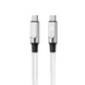 Кабель Bavin CB288 Type-C to Type-C 60W 1.2m White