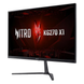 Монітор Acer 27" KG270X1bmiipx IPS 200Hz Black, Геймінг, 1920&times;1080, 27", 200 Гц, IPS, W-LED, KG, 8 біт, 16:9, Регулювання кута нахилу, Плаский, HDMI, DisplayPort, 3.5 мм audio, 100&times;100, Матове, 1 мс