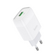 МЗП Hoco C72Q QC3.0/1USB 18W Black, White, 18 W, 1хUSB-A, Quick Charge (QC 3.0), 1