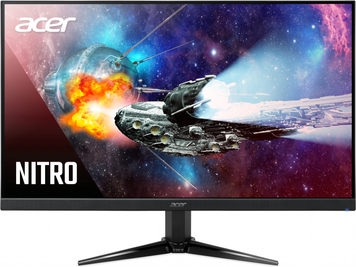 Монітор Acer 23.8" QG241YM3bmiipx (UM.QQ1EE.301) IPS Black, Геймінг, 1920&times;1080, 23.8", 180 Гц, IPS, W-LED, QG, 8 біт, 16:9, Регулювання кута нахилу, Плаский, 2&times;HDMI, DisplayPort, 3.5 мм audio, 100&times;100, Матове, 1 мс