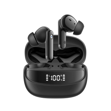 Bluetooth Earphones Joyroom JR-BB3 Black, TWS (вкладиші), 30 год, Повсякденне, USB-C, Bluetooth, 5.4, Є, IPX5