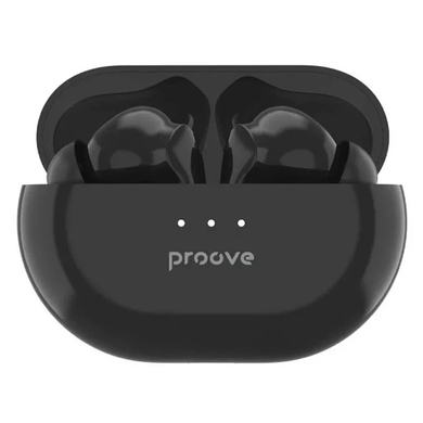 Bluetooth Earphones Proove Woop ANC Black, White, TWS (вкладиші), 6 год, Повсякденне, USB-C, Bluetooth, 5.1, Є, IPX7