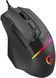 Миша GamePro GM300B Black, Black, Ігрова, Дротова, 7, USB, 7200, 1.50 м, Пластик, 126 &times; 82 &times; 42 мм, Ергономічний для правої руки, Оптичний