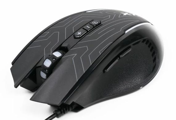 Миша A4Tech X87 Oscar Neon Black USB, Ігрова, Дротова, 8, USB, 2400, 1.80 м, Пластик, 128 &times; 67 &times; 40 мм, Ергономічний для правої руки, Оптичний