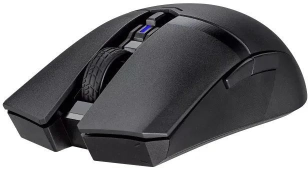 Миша бездротова Asus TUF Gaming M4 Wireless Black (90MP02F0-BMUA00), Black, Ігрова, Бездротова, 6, 2.4 ГГц; Bluetooth, 12000, Пластик, 126 &times; 63.5 &times; 39.6 мм, Симетричний, Оптичний