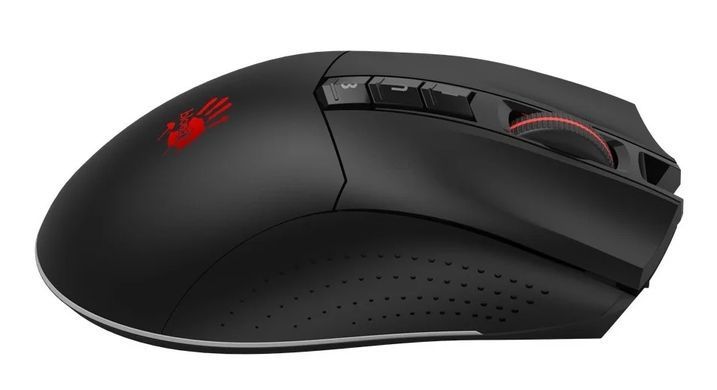 Миша бездротова A4Tech Bloody R90 Plus Black, Black, Ігрова, Бездротова, 8, 2.4 ГГц, 5000, Пластик, 126 &times; 67 &times; 43 мм, Ергономічний для правої руки, Оптичний