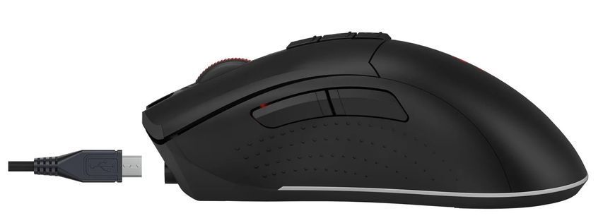 Миша бездротова A4Tech Bloody R90 Plus Black, Black, Ігрова, Бездротова, 8, 2.4 ГГц, 5000, Пластик, 126 &times; 67 &times; 43 мм, Ергономічний для правої руки, Оптичний