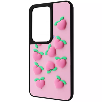 Накладка Redmi 15 Global Wave Doodle Peach
