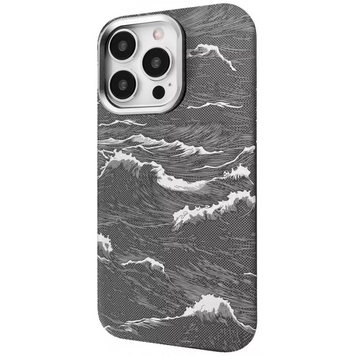 Накладка iPhone 15Pro Proove Gleam MagSafe Ocean Silver