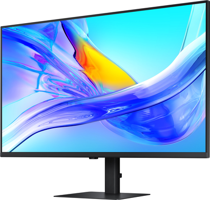 Монітор Samsung 37" ViewFinity S8 (LS37D802UAIXCI) VA Black, Офіс, Дизайн та фото, 3840&times;2160, 37", 60 Гц, VA, W-LED, ViewFinity S8, 10 біт, 16:9, Кут нахилу 90 градусів; Регулювання кута нахилу; Регулювання висоти, Плаский, USB-C, HDMI, DisplayPort, USB Hub, RJ-45, 100&times;100, Матове, 4 мс