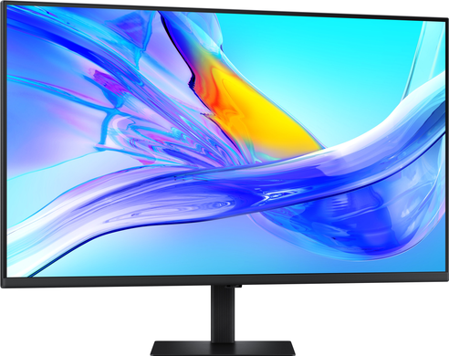 Монітор Samsung 37" ViewFinity S8 (LS37D802UAIXCI) VA Black, Офіс, Дизайн та фото, 3840&times;2160, 37", 60 Гц, VA, W-LED, ViewFinity S8, 10 біт, 16:9, Кут нахилу 90 градусів; Регулювання кута нахилу; Регулювання висоти, Плаский, USB-C, HDMI, DisplayPort, USB Hub, RJ-45, 100&times;100, Матове, 4 мс