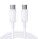 Кабель Joyroom S-A14 Type-C to Type-C Multi-Color 60W PD 1.2m White