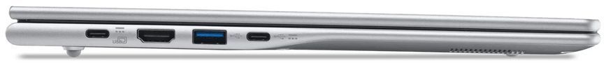 Ноутбук Acer Aspire Lite AL15-46P-R4DH (NX.JXVEU.001) Silver, Aspire Lite, Офіс, Навчання, Ryzen 3 5400U, AMD Ryzen 3, 4, SSD, 512 ГБ, Інтегрована, AMD Radeon Graphics, Інтегрована, DDR4, 8 ГБ, 3200 МГц, 15.6", 1920&times;1080, TN, 250 ніт, 60 Гц, USB-A; USB-A; USB-C; USB-C; HDMI; LAN, 53 Вт&middot;год