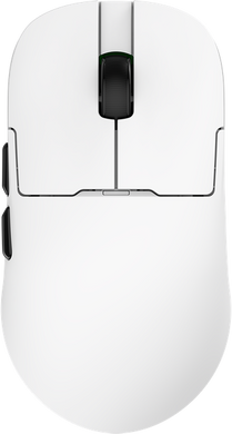 Миша бездротова ігрова Ajazz AJ159P with Charging Dock White