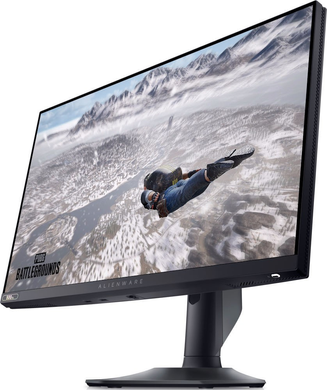 Монiтор Dell 24.5" AW2524HF (210-BJPH) IPS Black 500Hz, Геймінг, 1920&times;1080, 24.5", 500 Гц, IPS, W-LED, Alienware, 8 біт, 16:9, Регулювання кута нахилу, Плаский, USB Hub, RJ-45, USB-C, HDMI, DisplayPort, 3.5 мм audio, 100&times;100, Матове, 1 мс