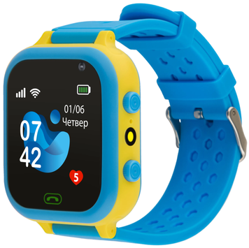 Дитячий Смарт Годинник AmiGo GO009 GLORY Blue-Yellow