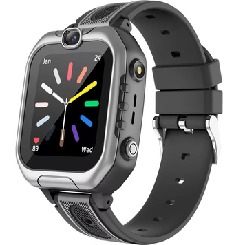 Дитячий Смарт Годинник Proove Kids Ticki Space Gray, 1.52", Тривожна кнопка SOS, GPS-трекінг, Підрахунок кроків, Kids Ticki, iOS + Android, 1-3 дні, IPS, GPS, LTE, Nano-SIM, Дротова зарядка, GPS, Прямокутна, IP67