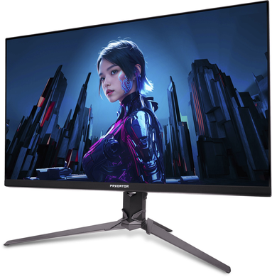 Монітор Acer 31.5" Predator XB323QUPbmiiprx (UM.JX3EE.P09) IPS Black 180Hz, Геймінг, 2560&times;1440, 31.5", 180 Гц, IPS, W-LED, Predator, 8 біт, 16:9, Кут нахилу 90 градусів; Регулювання кута нахилу; Регулювання висоти, Плаский, HDMI, DisplayPort, 3.5 мм audio, 100&times;100, Матове, 1 мс