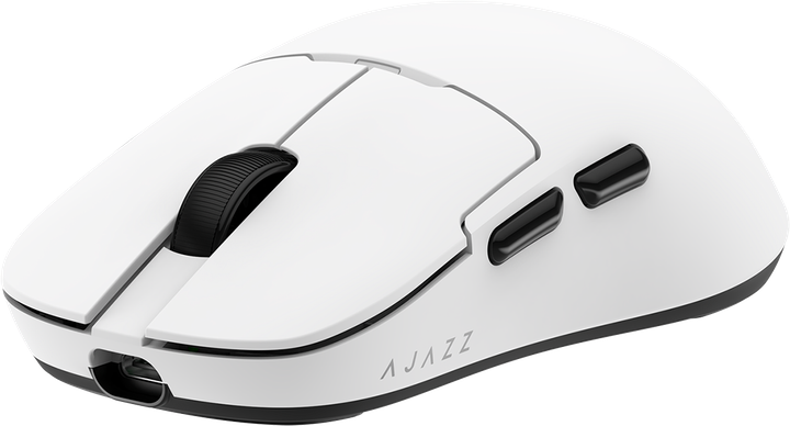 Миша бездротова ігрова Ajazz AJ159P with Charging Dock White
