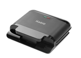 Сендвічниця Magio МG-377 750W Black, 750 Вт, Приготування сендвічів, Антипригарне покриття, Світлові індикатори, Фіксатор кришки, Трикутні пластини
