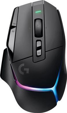 Миша бездротова Logitech G502 X Plus Black (910-006162), Ігрова, Бездротова, 13, USB; 2.4 ГГц, 25600, Пластик, 131.4 &times; 79.2 &times; 41.1 мм, Ергономічний для правої руки, Оптичний