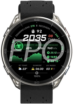 Смарт Годинник Amazfit Cheetah 2 Ultra Titanium, 140-210 мм, 1.5", Моніторинг стресу, Альтиметр, Моніторинг сну, Підрахунок кроків, Cheetah 2 Ultra, iOS + Android, 14+ днів, AMOLED, Bluetooth, GPS, Wi-Fi, Магнітна зарядка, ЧСС, SpO2, Акселерометр, Гіроскоп, Барометр, Кругла, 5 ATM