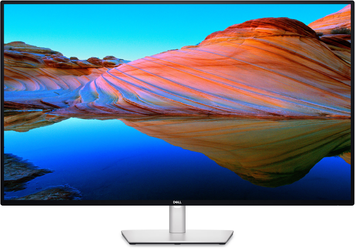 Монiтор Dell 43" U4323QE (210-BFIS) IPS Black, Офіс, Дизайн та фото, 3840&times;2160, 43", 60 Гц, IPS, W-LED, UltraSharp, 10 біт, 16:9, Регулювання кута нахилу, Плаский, USB-C, HDMI, DisplayPort, 3.5 мм audio, USB Hub, RJ-45, 100&times;100/200&times;200, Матове, 5 мс