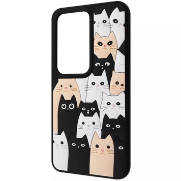 Накладка Redmi 15 Global Wave Doodle Cats