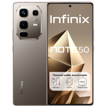 Смартфон Infinix Note 50 (X6858) 8/256GB Titanium Grey