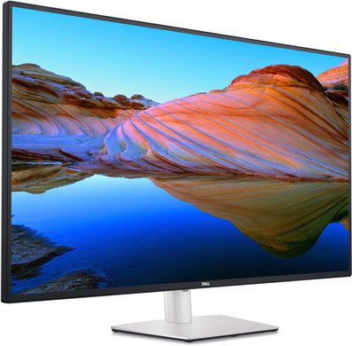 Монiтор Dell 43" U4323QE (210-BFIS) IPS Black, Офіс, Дизайн та фото, 3840&times;2160, 43", 60 Гц, IPS, W-LED, UltraSharp, 10 біт, 16:9, Регулювання кута нахилу, Плаский, USB-C, HDMI, DisplayPort, 3.5 мм audio, USB Hub, RJ-45, 100&times;100/200&times;200, Матове, 5 мс