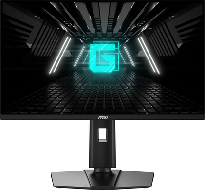 Монітор MSI 24.5" G255PF E2 IPS 180Hz Black, Black, Офіс, 1920&times;1080, 24.5", 180 Гц, IPS, W-LED, G255, 8 біт, 16:9, Кут нахилу 90 градусів; Регулювання кута нахилу; Регулювання висоти, Плаский, HDMI, DisplayPort, 100&times;100, Матове, 1 мс