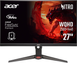 Монітор Acer 27" XV270UP6bmiiprx (UM.HX0EE.605) IPS Black 144Hz, Геймінг, 2560&times;1440, 27", 144 Гц, IPS, W-LED, XV, 8 біт, 16:9, Кут нахилу 90 градусів; Регулювання кута нахилу; Регулювання висоти, Плаский, HDMI, DisplayPort, 3.5 мм audio, 100&times;100, Матове, 1 мс