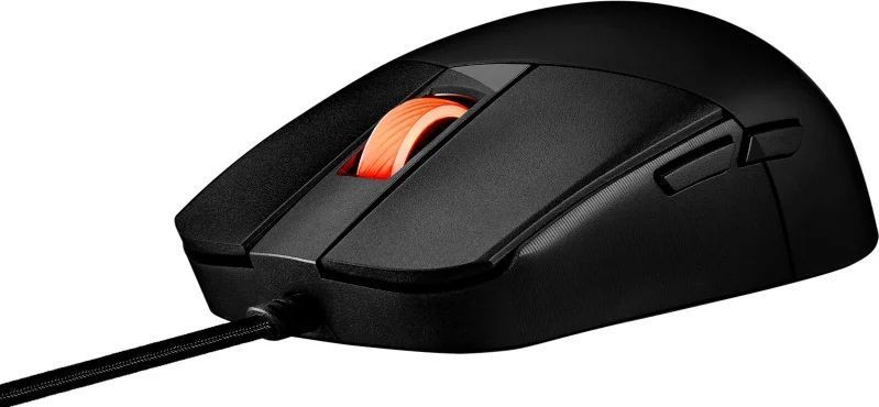 Миша Asus ROG Strix Impact III RGB WL/BT Black, Black, Ігрова, Бездротова, 5, USB; 2.4 ГГц; Bluetooth, 36000, Пластик, 120 &times; 62 &times; 39 мм, Симетричний, Оптичний