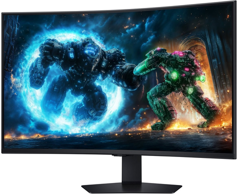 Монiтор Samsung 37" Odyssey G7 (LS37FG756EIXUA) VA Black 165Hz Curved, 3840&times;2160, 37", 165 Гц, VA, W-LED, Odyssey G7, 10 біт, 16:9, Кут нахилу 90 градусів; Регулювання кута нахилу; Регулювання висоти, Вигнутий, DisplayPort, 3.5 мм audio, 2&times;HDMI, USB Hub, 100&times;100, Матове, 1 мс