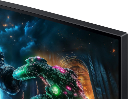 Монiтор Samsung 37" Odyssey G7 (LS37FG756EIXUA) VA Black 165Hz Curved, 3840&times;2160, 37", 165 Гц, VA, W-LED, Odyssey G7, 10 біт, 16:9, Кут нахилу 90 градусів; Регулювання кута нахилу; Регулювання висоти, Вигнутий, DisplayPort, 3.5 мм audio, 2&times;HDMI, USB Hub, 100&times;100, Матове, 1 мс