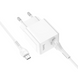 МЗП Hoco C98A QC3.0 18W + Кабель MicroUSB White