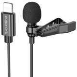 Петличний Мікрофон Borofone BFK11 Lightning 2m Black