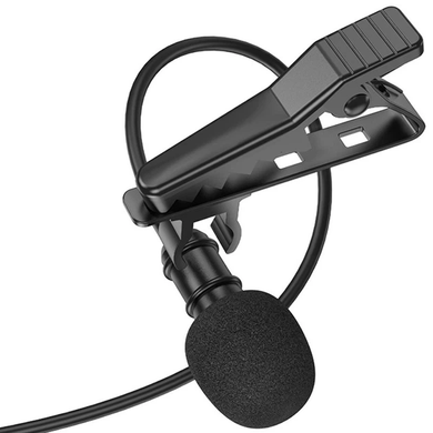 Петличний Мікрофон Borofone BFK11 Lightning 2m Black